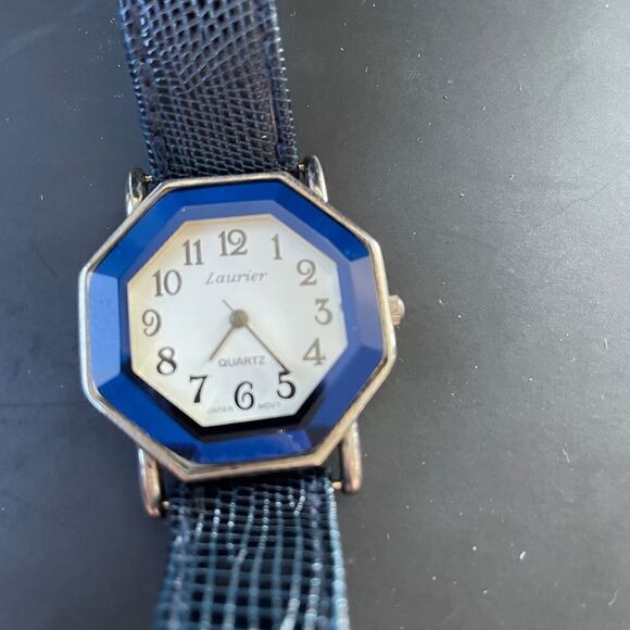 Laurier Ladies Navy Blue watch. Great condition. - Picture 6 of 9